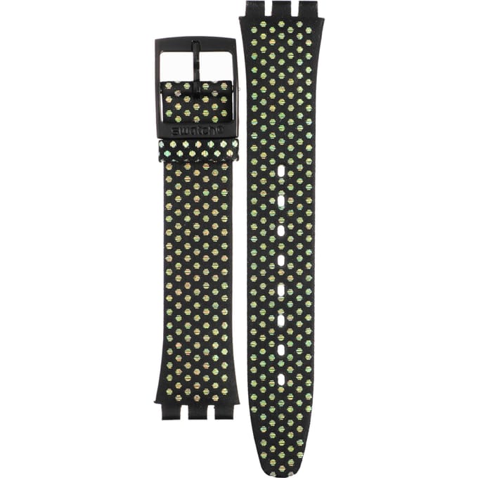 Swatch Plastic - Originals Medium (34mm) /Access/Solar/Musicall/Stop - G/SK/SL/SR/SS/SO28 AGB293 GB293 Diamond Spots Horlogeband