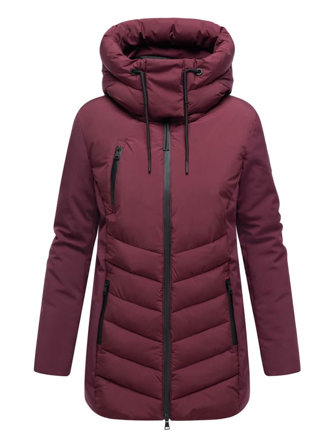 Marikoo dames winterjas Tivaa XVI met softshell & afneembare capuchon