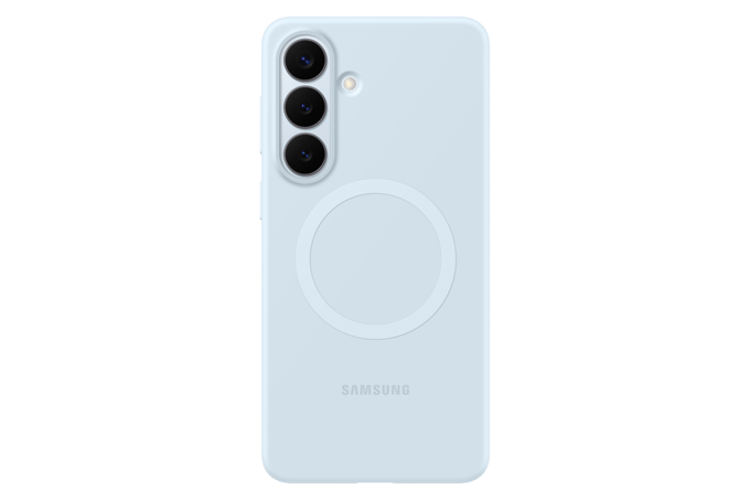 Silicone Magnet Backcover voor de Samsung Galaxy S26 Plus - Light Blue