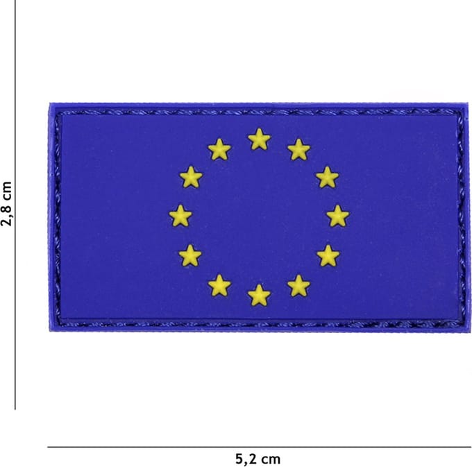 101 Inc Embleem 3D Pvc Eu Blauw  13103