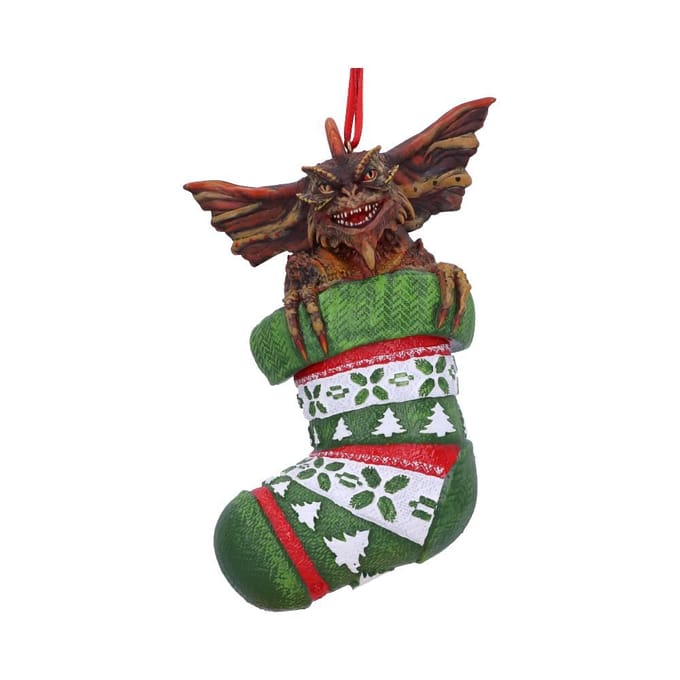 Nemesis Now - Gremlins Kerstbal - Mohawk in Stocking - Meerkleurig