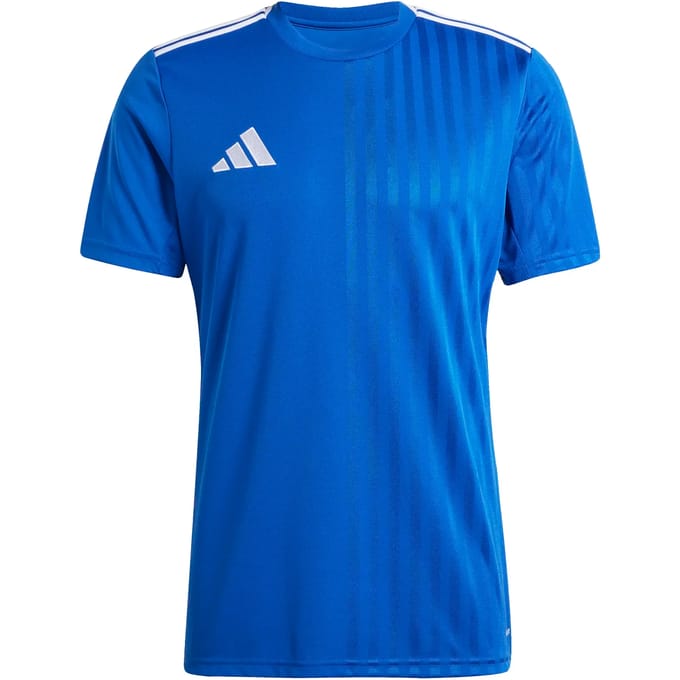 Adidas Campeon 25 T-shirt Met Korte Mouwen Blauw S / Regular Man