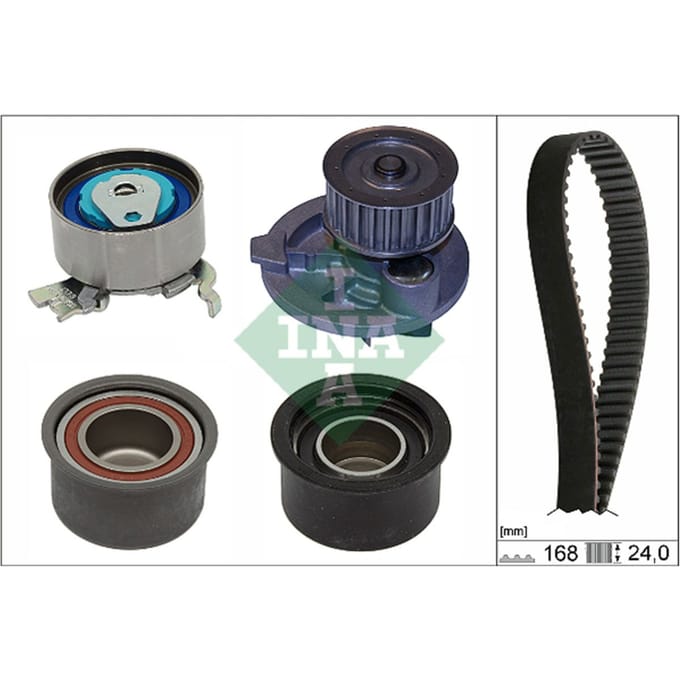 Schaeffler Ina Waterpomp + distributieriem set INA 530 0444 30