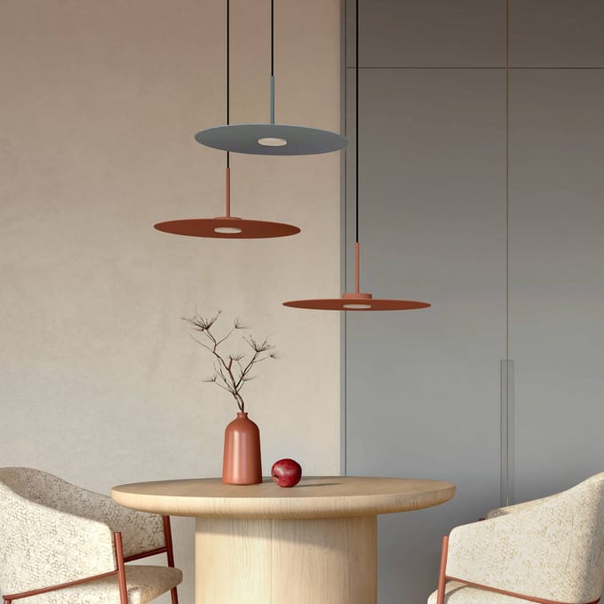 Nowodvorski Lighting Hanglamp Simone, staal, umbrablauw, Ø 40 cm, GX53