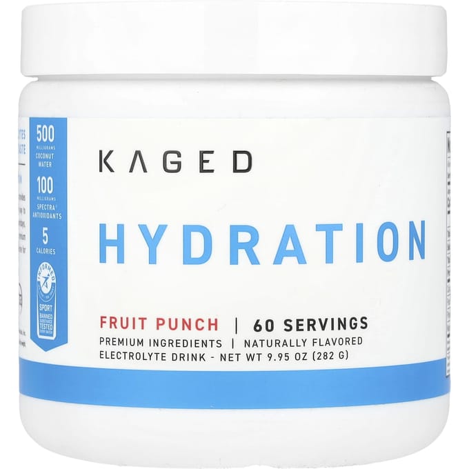 Kaged, Gehydrateerd, Fruit Punch, 9.95 oz (282 gram)