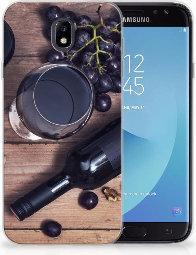 Samsung Galaxy J7 2017 | J7 Pro Siliconen Case Wijn