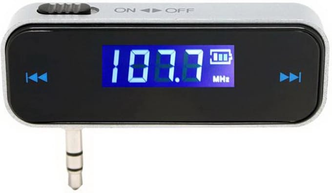 DrPhone TeleTech - FM Transmitter - 3.5mm Jack - Audio Transmitter - Stereo Sound - MP3/4 - Handsfree Bellen - Auto - Zwart