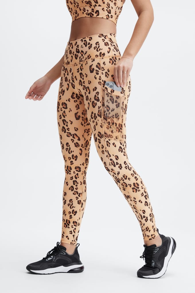 Fabletics On-the-go High-waisted Legging Desert Leopard Taglia: L REG | Leggings Outlet | Donna
