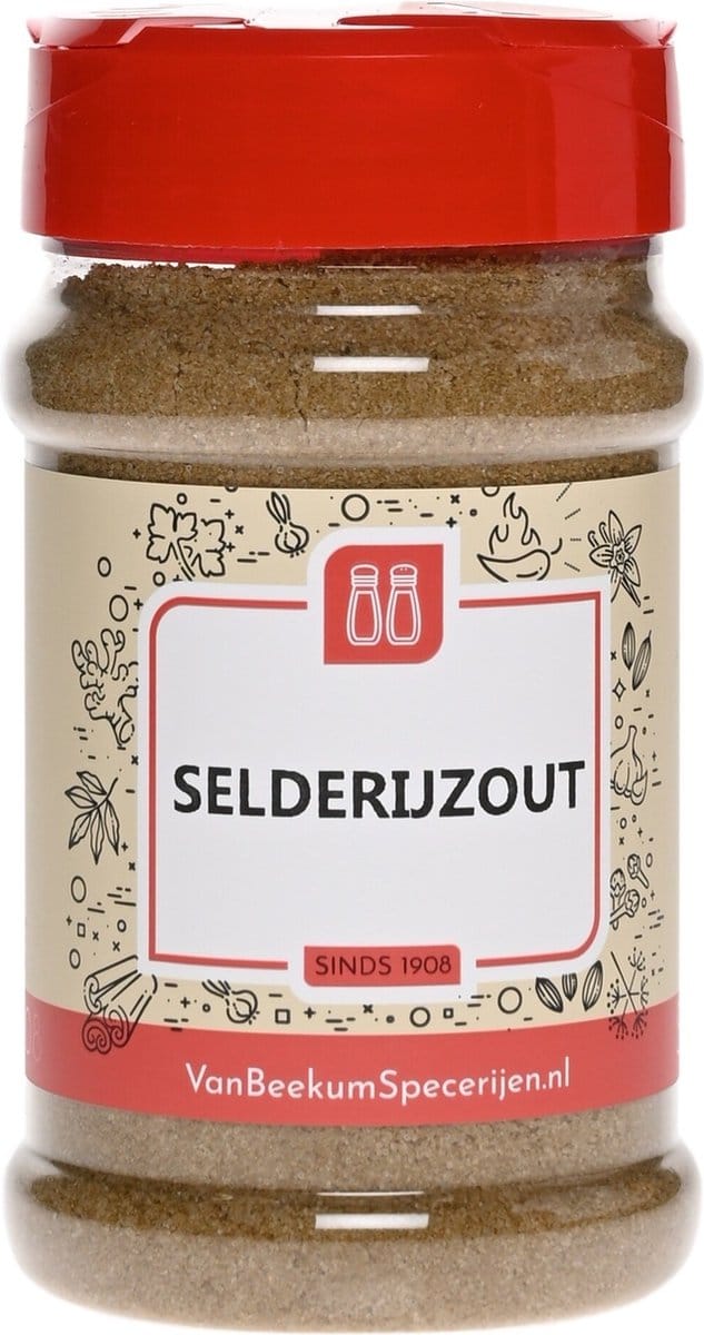 Van Beekum Specerijen - Selderijzout - Strooibus 300 Gram
