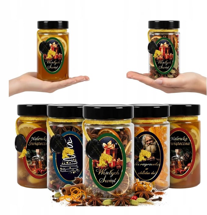 Bimberek Aria - Glazen Pot - Handgemaakt - Kerst - Decoratie - 245 ml