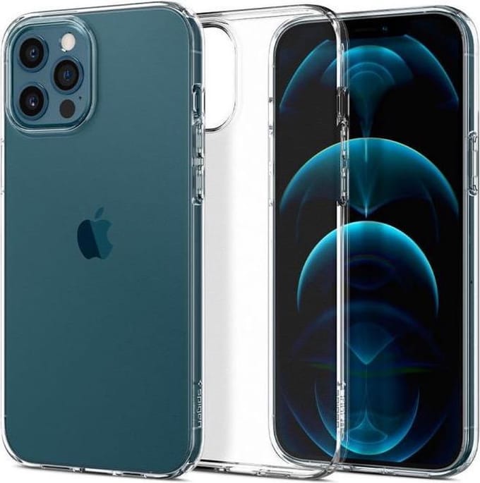 Spigen Crystal Flex Apple iPhone 12 Pro Max Hoesje Transparant Roze