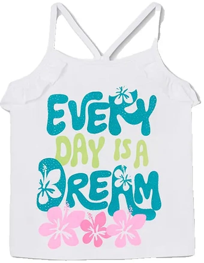 Boboli 413109 Mouwloos T-shirt Wit 3 Years Meisje