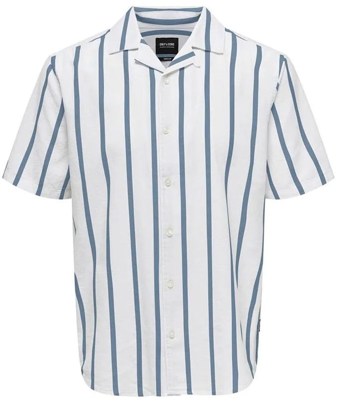 Only & Sons Casey Resort Cs Overhemd Met Korte Mouwen Blauw 2XL Man
