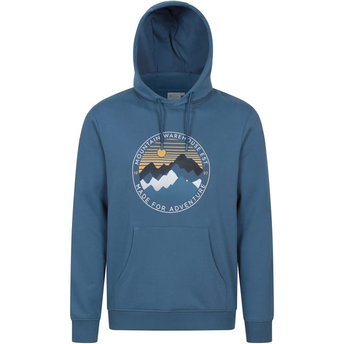 Mountain Warehouse Heren Sunset Hoodie (Blauw)