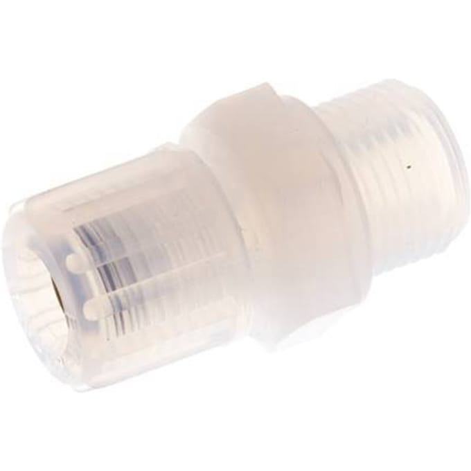8x6mm & G3/8'' PFA Rechte Snijringkoppeling Buitendraad 10bar