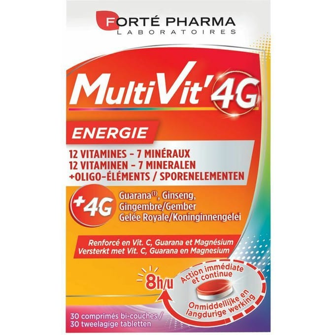 Forté Pharma MultiVit 4G Energie 30 Tabletten
