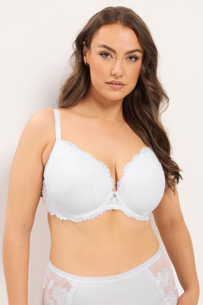Yours Witte Anjabeha Met Kant En Vulling Size 85F