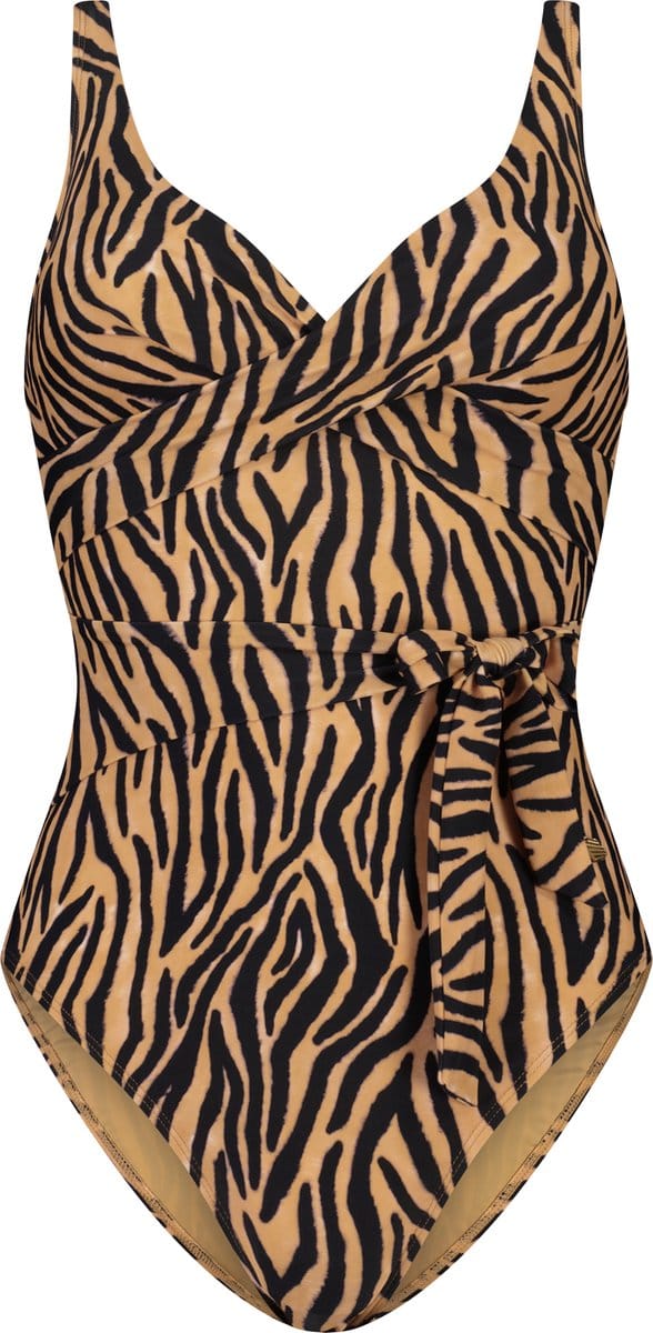 Beachlife Soft Zebra Dames Badpak - Maat 36 (Cupmaat F)