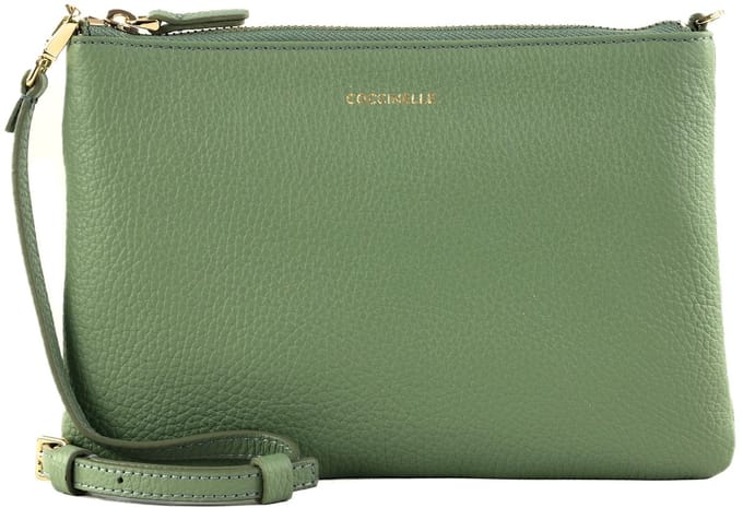 COCCINELLE Leren schoudertas Best Crossbody Bag Greenery groene