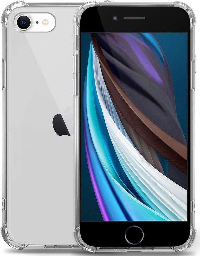 Hoesje geschikt voor iPhone 6s Plus / 6 Plus - Backcover Transparant - Shockproof Hoesje