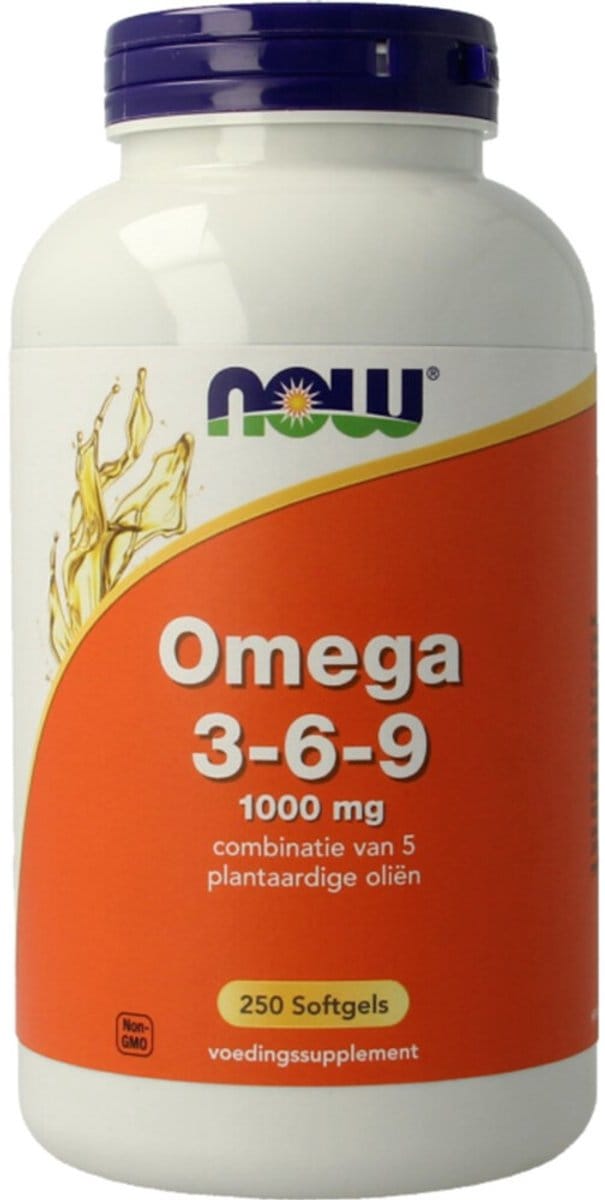 NOW Omega 3-6-9 1000mg - 250 capsules