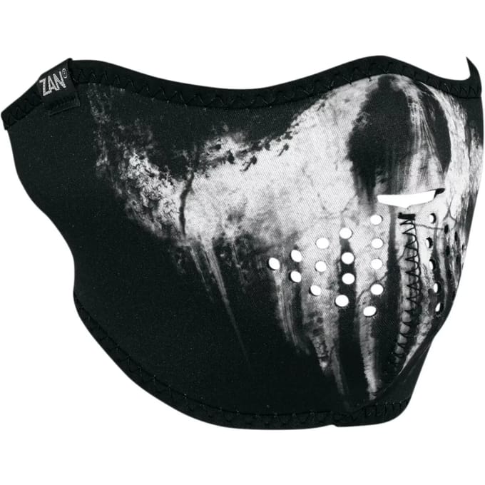 Motorfiets bivakmuts half gezicht Zan Headgear neoprene s