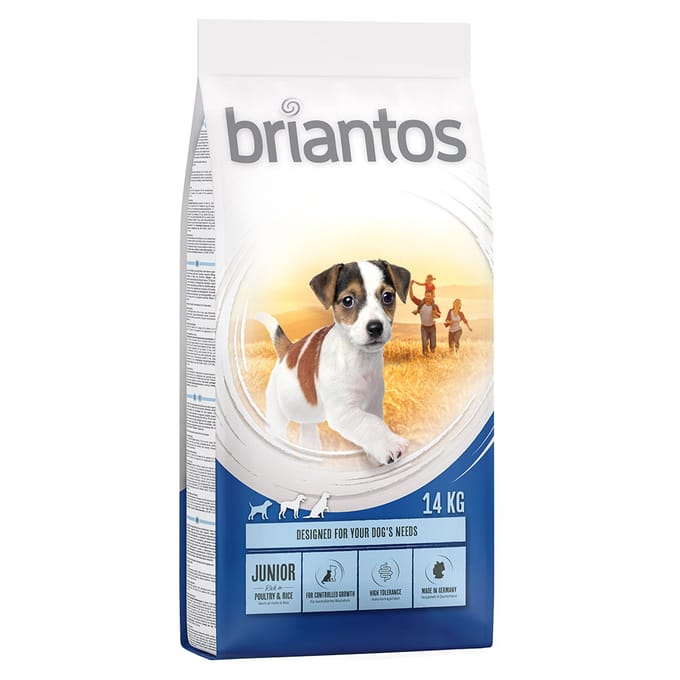 Dubbelpak: Briantos Droogvoer - Dubbelpak: Junior  (2 x 14 kg)