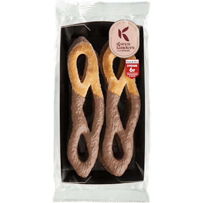 Reuze krakelingen met chocolade