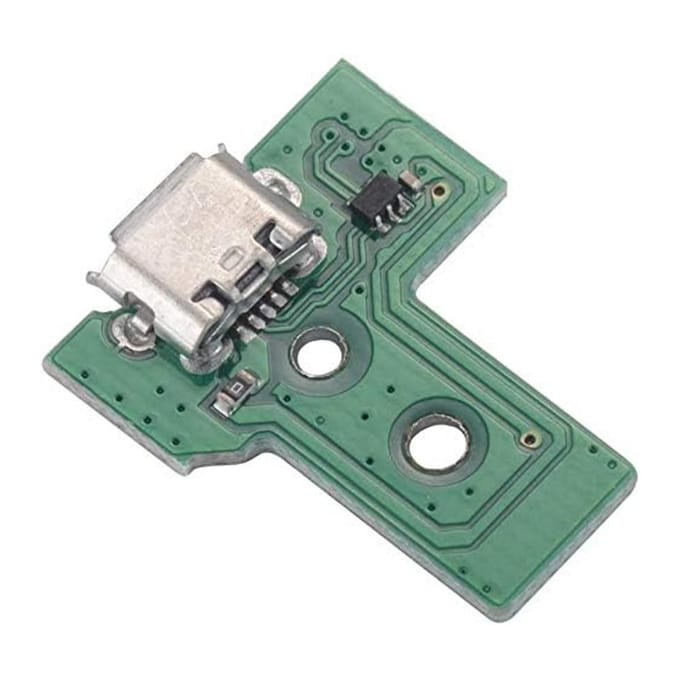 2 pièces de contrôleur de carte de prise de Port de chargement USB, câble flexible à 12 broches pour PS4 JDS-030 gray