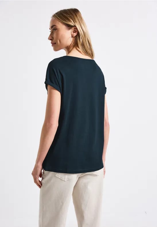 Basic shirt met print