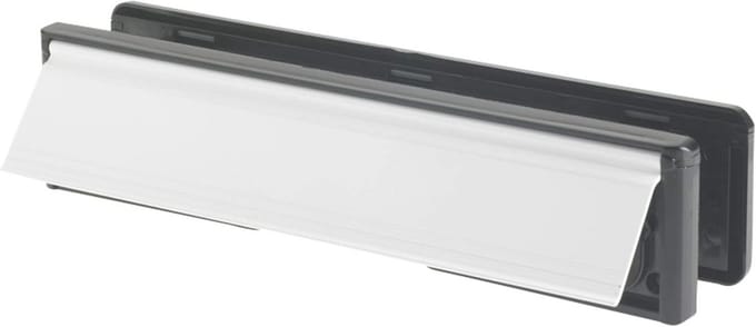 Visi Letterplaat 300mm voor Deuren - Wit