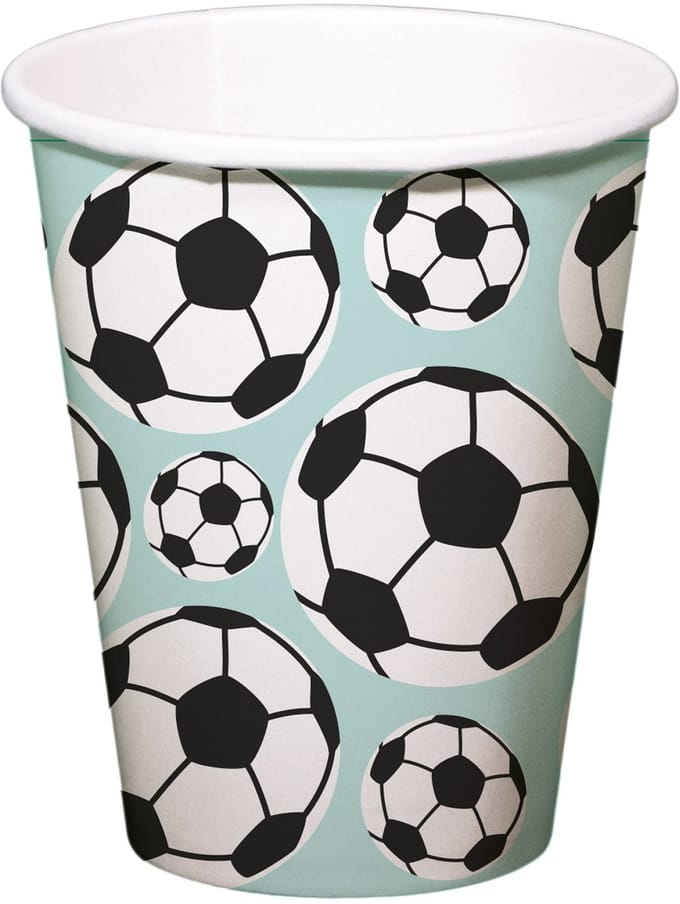 Bekers - Fantastic Football - 250 ml - 8 stuks