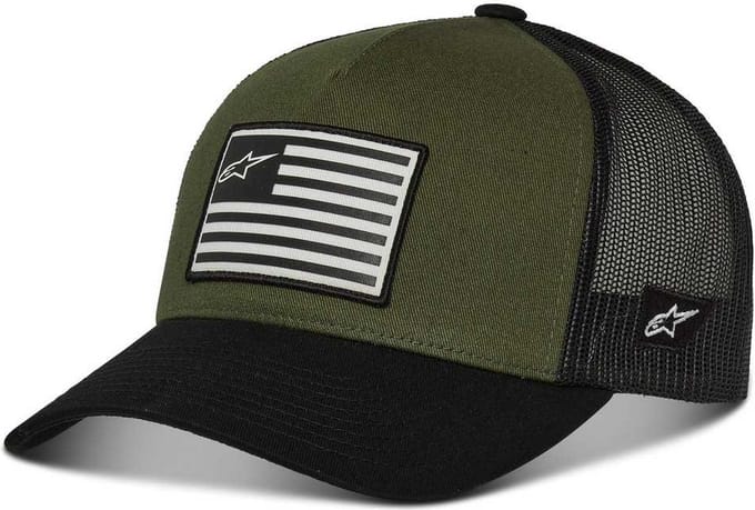 Alpinestars Flag Snapback Pet Groen,Zwart