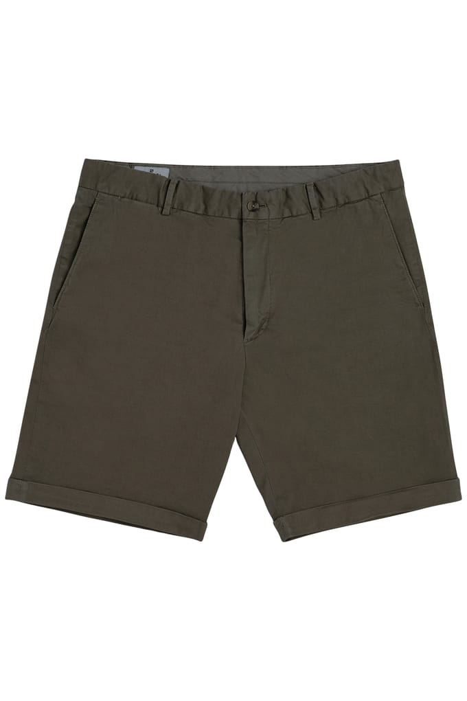 No Label Sunday Twill Cotton-stretch Olive Größe: 44 | Kurze Sporthosen Outlet | Herren | Grün