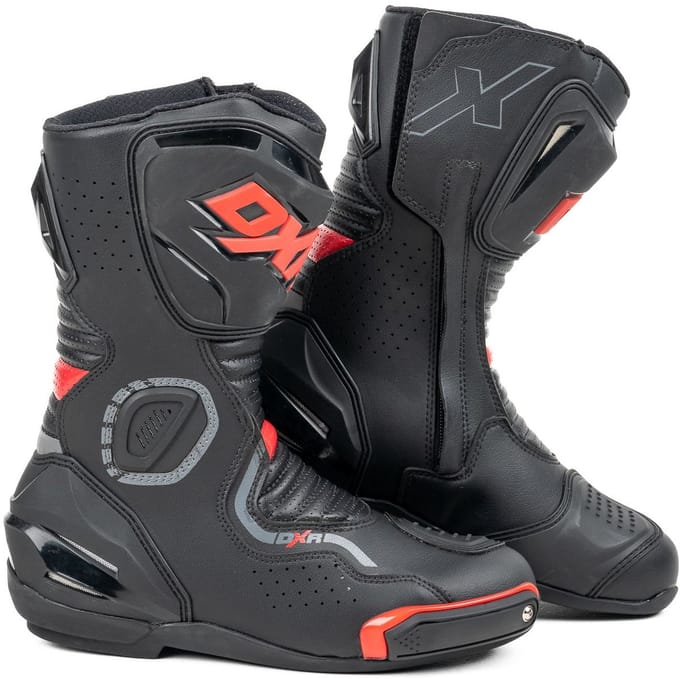 DXR Motorlaarzen - Venger - Zwart/Rood - 41