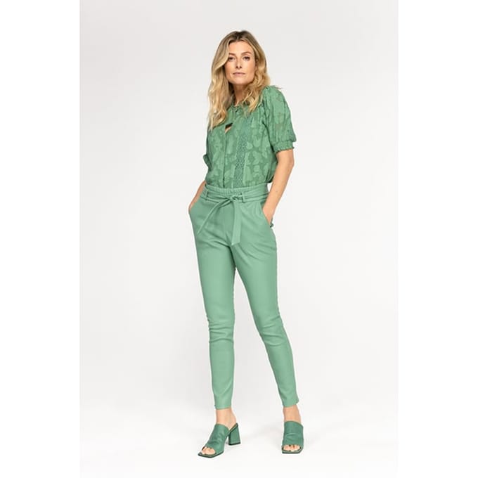 Ibana Peike Jade Green Taglia: 36 | Pantaloni di pelle Outlet | Donna | Verde
