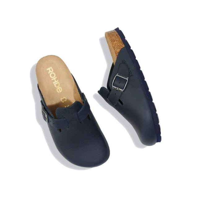 Rohde Alba - dames slof - Blauw - maat 35 (EU) 2.5 (UK)