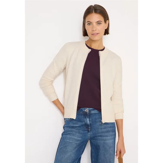 Cosy vest met ritssluiting
