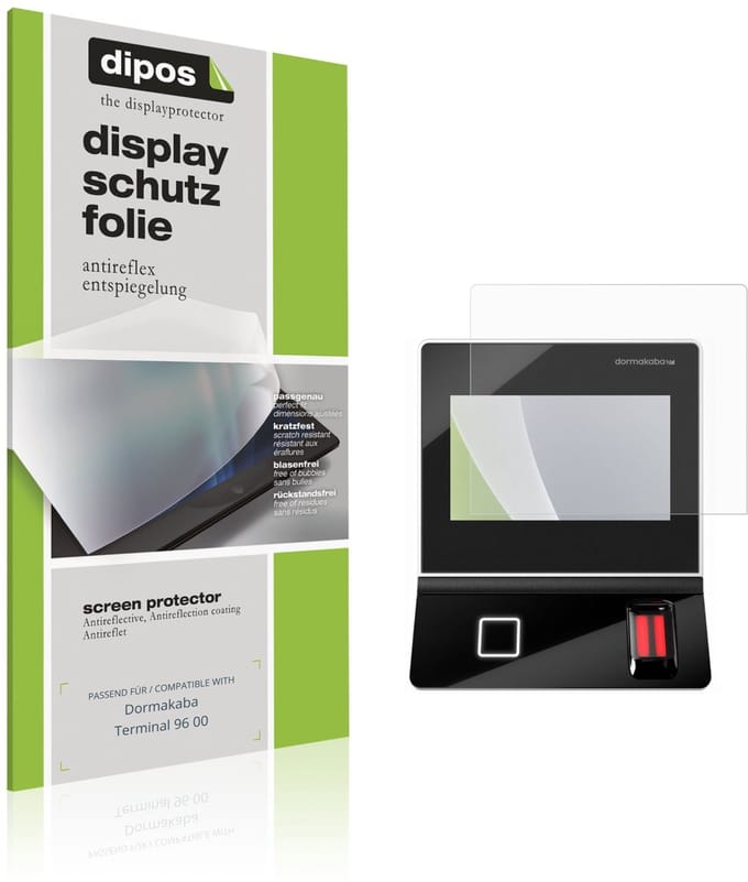 dipos – 4x Matte Beschermfolie geschikt voor Dormakaba Terminal 96 00 | Krasbestendige & antireflecterende Screenprotector Ultra-Thin