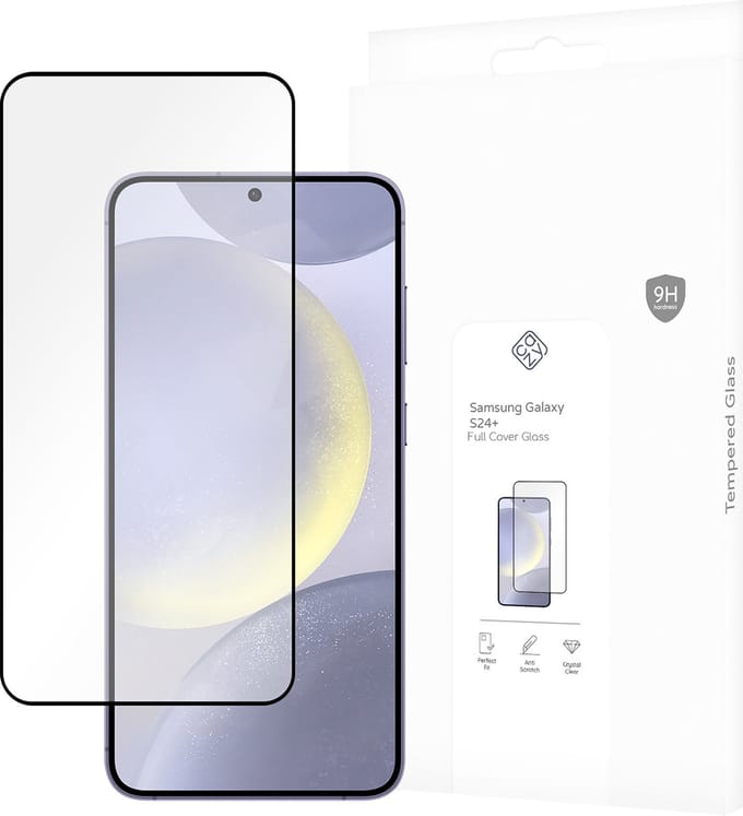 Cazy screenprotector geschikt voor Samsung Galaxy S24 Plus - Screenprotector Full Cover Gehard Glas