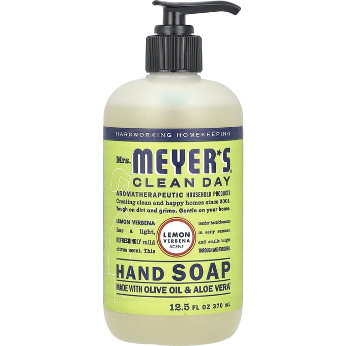 Mme. Meyers Clean Day, savon pour les mains, verveine citronnée, 12,5 fl oz (370 ml) beige