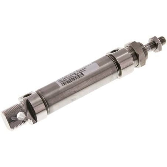 ISO 6432 ronde Dubbelwerkende Cilinder 25-50mm - magnetisch - RVS