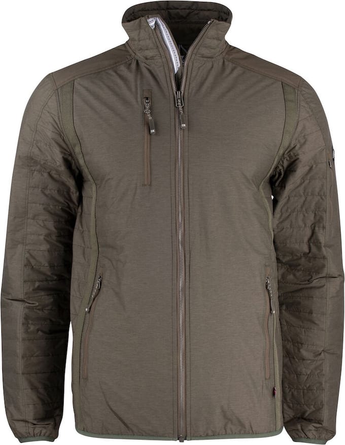 Cutter & Buck Packwood Jacket Heren 351426 - Olijfgroen Mélange - M