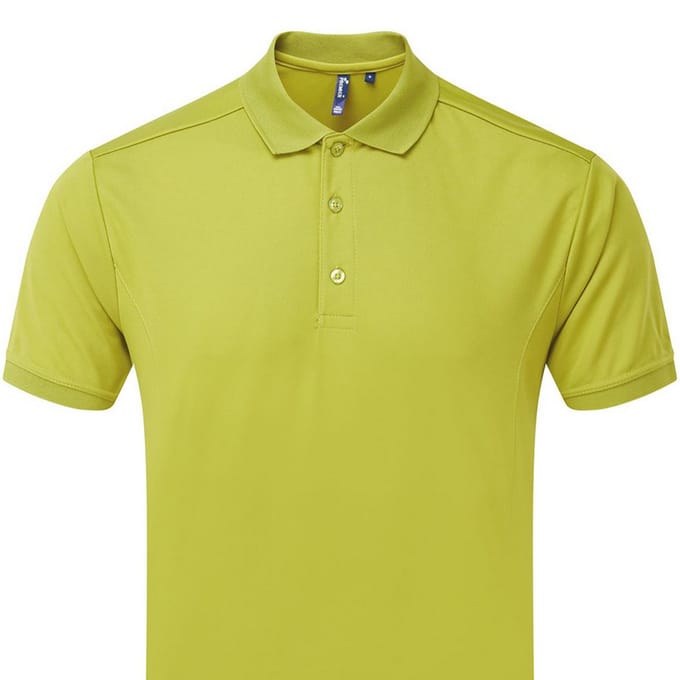 Premier Heren Coolchecker Poloshirt (Kalk)