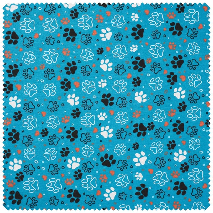 Decoratieve stof linnen optiek "Paws"