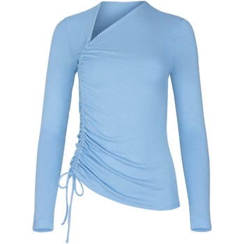 Blouse Lisca Top met lange mouwen en verstelbare voorkant Kenza