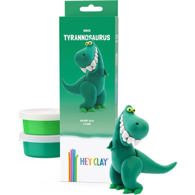 Klei Hey Clay dinos set à 3 delen