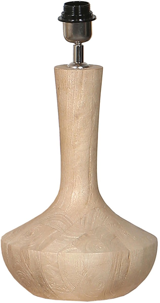 by Mooss - Tafellamp - Seattle - Naturel - Hout - Robuust - 35 cm