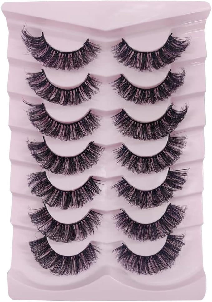Nepwimpers Set met 7 Paar Natuurlijke en Volle Wimperstijlen | Cat Eye Effect