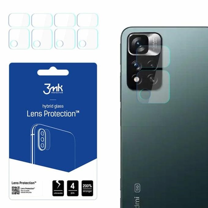 3MK Lens Protect - Neusbeschermer - Voor Xiaomi Redmi Note 11 Pro+ 5G - 4 stuks - Krasbestendig